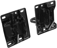 Set of 2 Front Bumper Bracket Steel with Tow Hook Holes Right Passenger & Left Driver Side Direct Replacement Compatible with 2010-2018 Dodge Ram 2500 3500 CH1067140 CH1066140