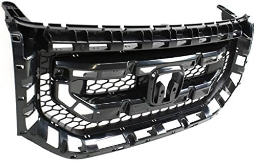 Front Grille Gray Shell And Insert Direct Replacement Compatible With 2009-2011 Honda Pilot HO1200200 75101SZAA01ZA