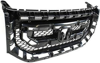Front Grille Gray Shell And Insert Direct Replacement Compatible With 2009-2011 Honda Pilot HO1200200 75101SZAA01ZA