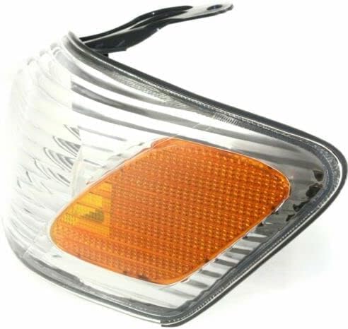 Front Head Lights Assembly + Corner Lamps Plastic Left Driver & Right Passenger Side Direct Replacement Compatible With 2000-2001 Toyota Camry TO2502130 TO2503130 TO2531136 TO2530136