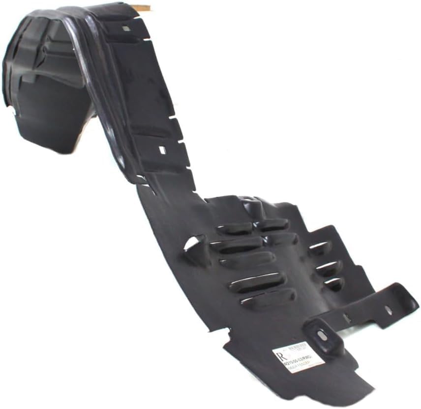 Front Fender Liner Left Driver Side Direct Replacement Compatible With 2000-2003 Mercedes Benz E-Class MB1250101 2106988330