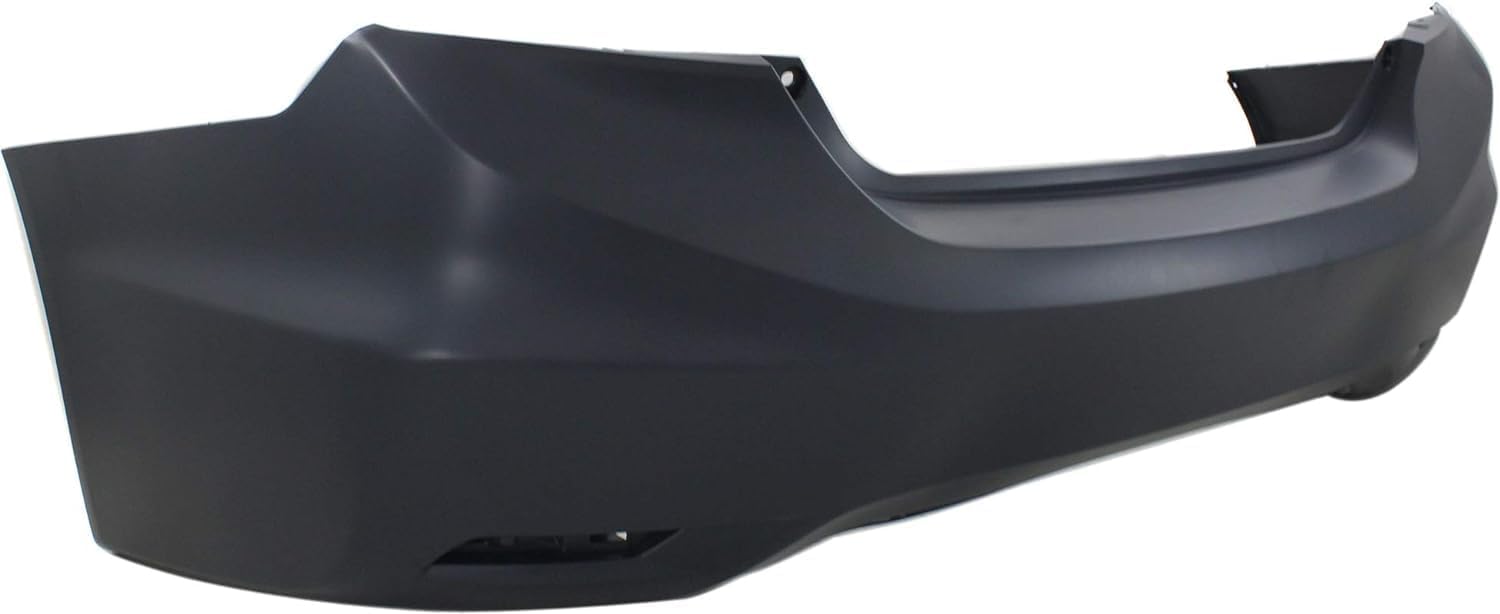 Rear Bumper Upper Cover Primed Direct Replacement Compatible With 2013-2015 Honda Civic HO1100278 04715TR3A50ZZ 04715TR3A80ZZ