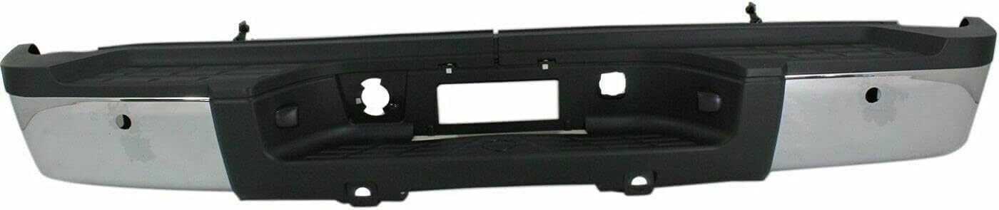 Rear Bumper Face Bar And Pad Direct Replacement Compatible With 2011-2014 Chevrolet Silverado/GMC Sierra 2500HD 3500HD GM1103165 22792253-PFM