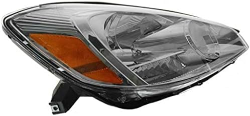 Set Of 2 Front Head Light Assembly Plastic Left Driver & Right Passenger Side Direct Replacement Compatible With 2004-2005 Toyota Sienna TO2502150 TO2503150 81150AE010 81110AE010