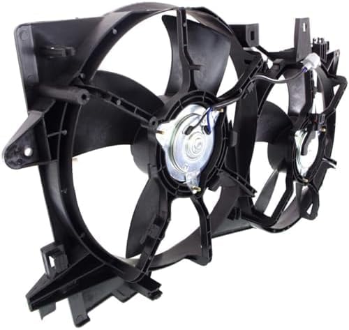 Front Dual Fan Assembly Direct Replacement Compatible with 2002-2006 Mazda MPV MA3115131 AJ5115025B