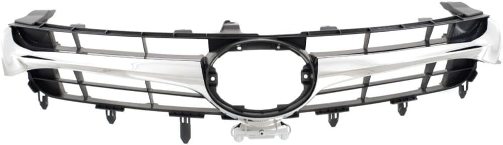 Front Upper + Lower Grille Direct Replacement Compatible With 2015-2017 Toyota Camry TO1036156 TO1200377 TO1200387 5311206280 5310106411 5310106441