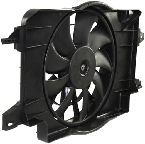 Front Radiator Fan Shroud Assembly Plastic Direct Replacement Compatible with 1991-2002 Saturn S-Series GM3115121 24005834-PFM