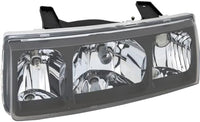Set Of 2 Front Headlight Assembly With Black Interior Right Passenger & Left Driver Side Direct Replacement Compatible With 2002-2004 Saturn Vue GM2502228 GM2503228 22702945 22702946