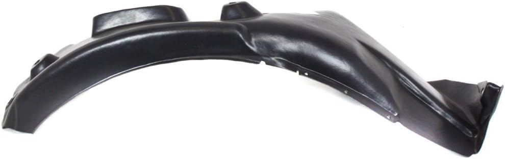 Front Fender Liner Rear Section Left Driver Side Direct Replacement Compatible With 2008-2013 BMW 1-Series BM1248105 51717166243