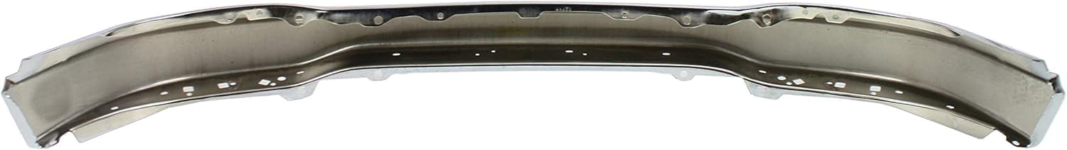 Front Bumper Chrome Steel with Pad Holes Direct Replacement Compatible with 1999-2004 Ford F-150/1999 F-250/1999-2002 Expedition FO1002356 XL3Z17757AA