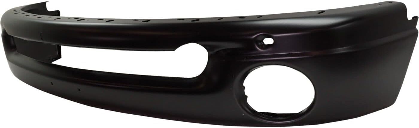 Front Bumper Face Bar Primed Steel Direct Replacement Compatible With 2002-2005 Dodge Ram 1500/2003-2009 2500/3500 CH1002377 1AR811SPAA