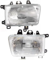 Set Of 2 Front Headlight Composite Assembly Right Passenger & Left Driver Side Direct Replacement Compatible With 1990-1995 Toyota 4Runner TO2503116 TO2502116 8111035100 8115035100
