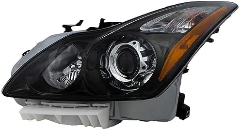 Front Head Light Assembly Left Driver Side Direct Replacement Compatible With 2011-2013 Infiniti G37 / 2014-2015 Q60 IN2502148 260601NL0B