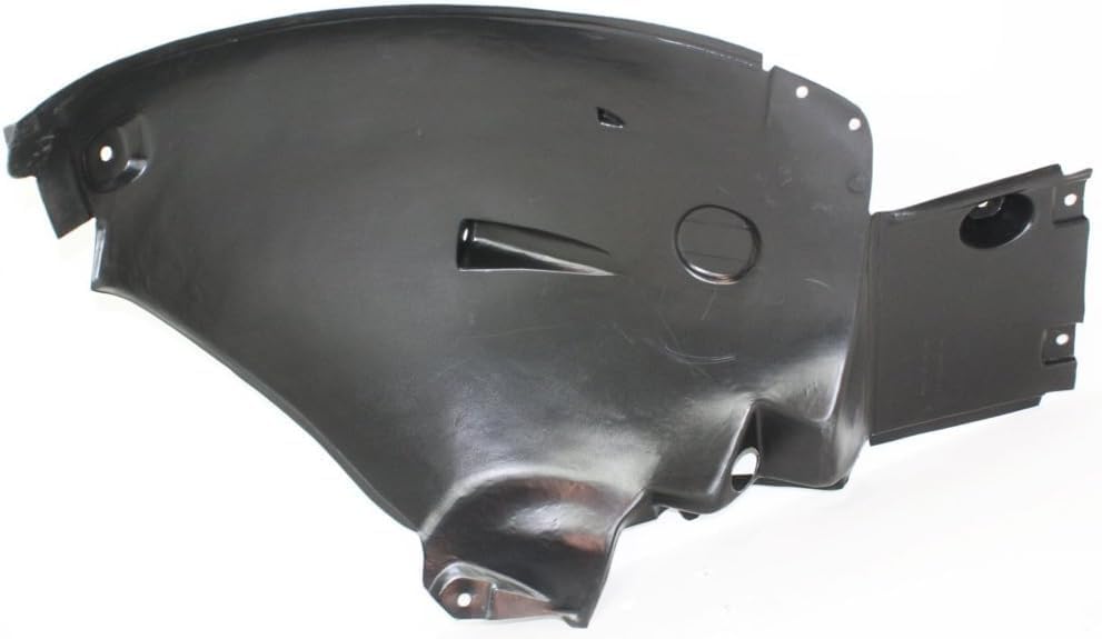 Front Fender Liner Rear Section Left Driver Side Direct Replacement Compatible With 2007-2013 Mercedes Benz S-Class MB1248144 2216900530