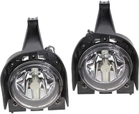 Set Of 2 Front Fog Lights Assembly Plastic Left Driver & Right Passenger Side Direct Replacement Compatible With 1999-2001 Ford Explorer FO2592176 FO2593176 XL2Z15200BA XL2Z15200AA
