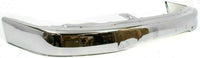 Front Bumper Chrome + Lower Valance Primed + Grille Extension Filler + Signal Lamp Left Driver & Right Passenger Side Direct Replacement Compatible With 1999-2002 Toyota 4Runner