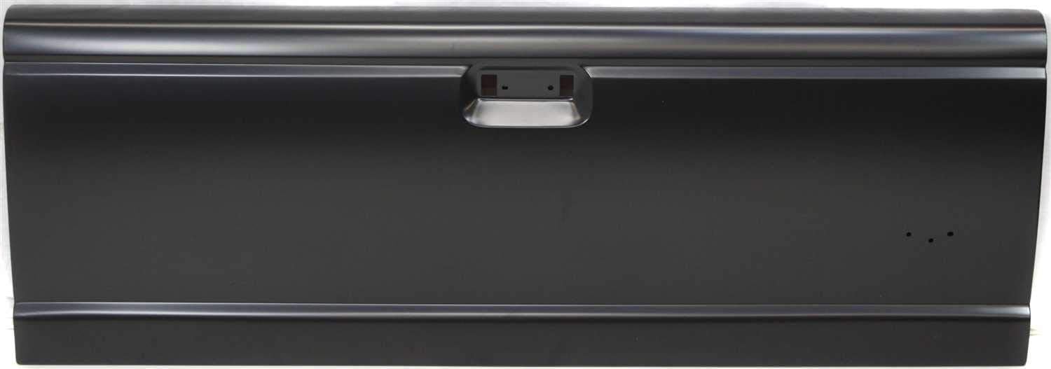 Tailgate Primed Steel with Emblem Hole Direct Replacement Compatible with 1994-2010 Mazda Pickup FO1900112 1F7065600