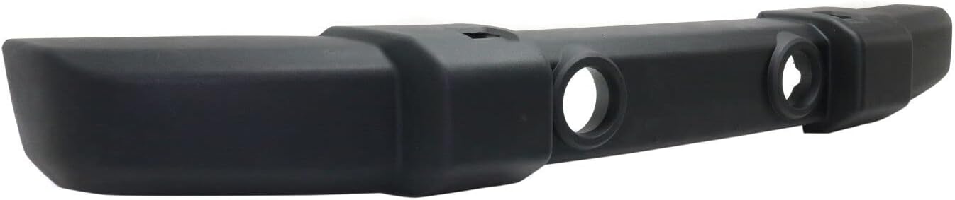 Front Bumper Cover Textured With Fog Light & Tow Hook Holes Direct Replacement Compatible With 2007-2018 Jeep Wrangler CH1000900 1FN67RXFAA