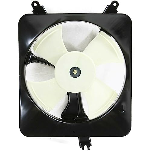 Front Radiator + AC Condenser Cooling Fan Assembly Direct Replacement Compatible with 1994-1997 Honda Accord HO3110101 HO3115118 HO3113102 19015P0A003-PFM 19020PT0003 19