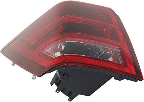 Set Of 2 Tail Light Lens and Housing Plastic Left Driver & Right Passenger Side Direct Replacement Compatible With 2005-2006 Jeep Grand Cherokee CH2801159 CH2800159
