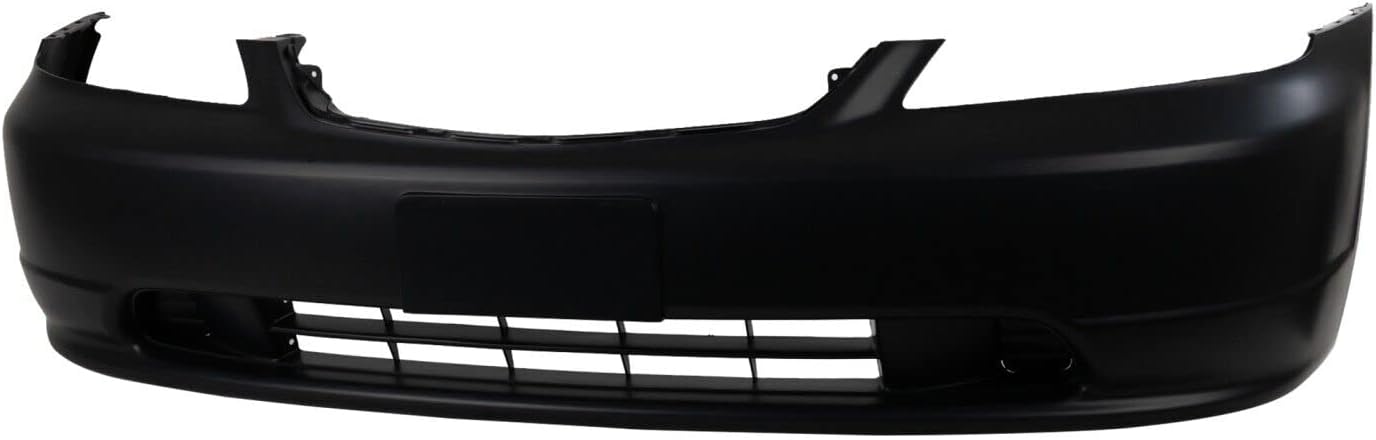 Front Bumper Cover Primed Direct Replacement Compatible With 2001-2003 Honda Civic HO1000197 04711S5PA90ZZ