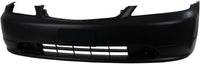 Front Bumper Cover Primed Direct Replacement Compatible With 2001-2003 Honda Civic HO1000197 04711S5PA90ZZ
