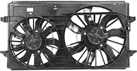 Front Radiator Fan Assembly Plastic Direct Replacement Compatible with 2006-2012 Chevrolet Malibu GM3115208 22719384