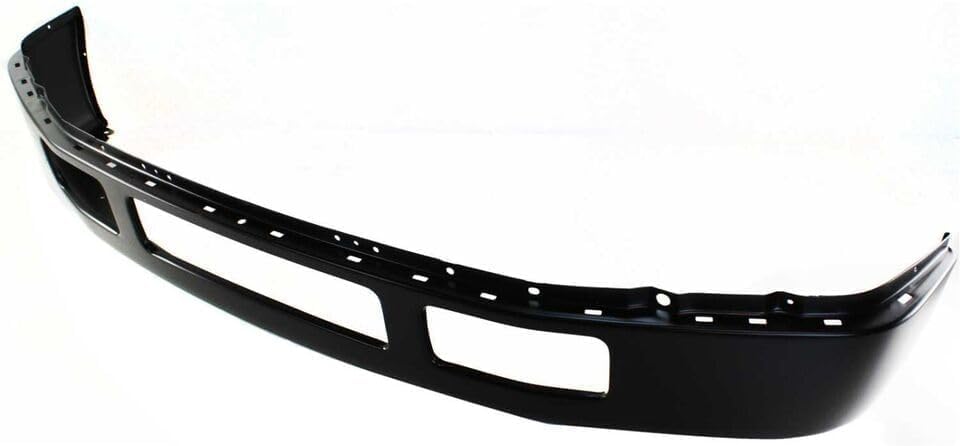 Front Bumper Primed Steel Without Fender Flare Holes Direct Replacement Compatible With 2005-2007 Ford-F-Series Super Duty FO1002393 5C3Z17757CAA