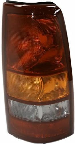 Set Of 2 Tail Light Lens And Housing Fleetside Right & Left Side Direct Replacement Compatible With 1999-2002 Chevrolet Silverado / 1999-2003 GMC Sierra 1500 2500 19169018-PFM
