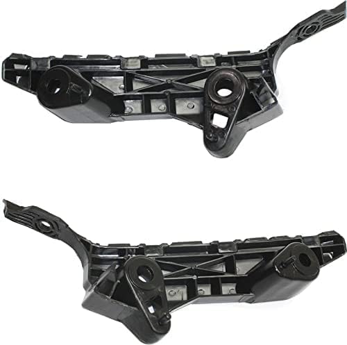 Set Of 2 Front Bumper Retainer Bracket Plastic Left Driver & Right Passenger Side Direct Replacement Compatible With 2014-2018 Mazda 3 MA1033110 MA1032110 BHN1500T1F BJS7500T1C