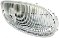Front Grille Chrome Shell And Insert Direct Replacement Compatible With 2000-2005 Buick LeSabre GM1200427 25767965