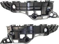 Set Of 2 Front Bumper Bracket Plastic Left Driver & Right Passenger Side Direct Replacement Compatible With 2017-2019 Toyota Highlander TO1043133 TO1042133 521450E080 521460E080