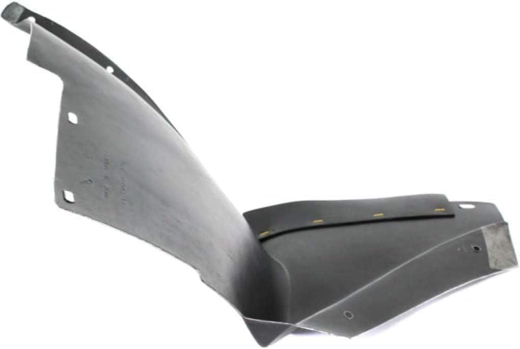 Front Fender Liner Rear Section Right Passenger Side Direct Replacement Compatible With 2005-2013 Chevrolet Corvette GM1763102 15806318