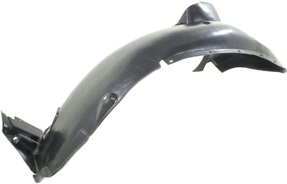 Front Fender Liner Left Driver Side Direct Replacement Compatible With 2000-2006 BMW X5 BM1250113 51717129443