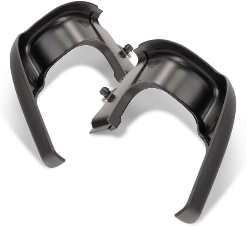 Set Of 2 Rear Bumper End Cap Extension Primed Left Driver & Right Passenger Side Direct Replacement Compatible With 2005-2015 Toyota Tacoma TO1147100 TO1146100 5216304021 5216404021