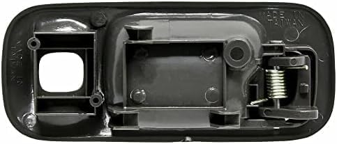 Front Or Rear Interior Door Handle Gray Plastic Left Driver Side Direct Replacement Compatible with 1992-1995 Honda Civic HO1352112 72160SR4A02ZA