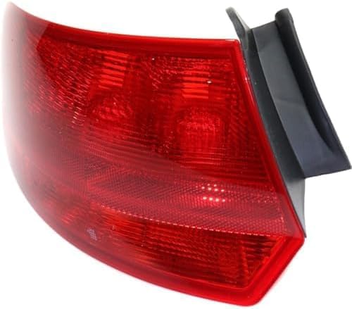Set Of 2 Tail Light Outer Lens And Housing Right Passenger & Left Driver Side Direct Replacement Compatible With 2006-2008 Audi A3 / Quattro AU2801108 AU2800108 8P4945095H 8P4945096H
