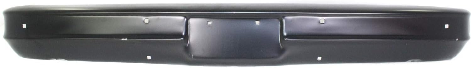 Front Bumper Primed Steel Without Impact Strip Holes Direct Replacement Compatible With 1973-1980 Chevrolet/GMC C/K Series GM1002256 6262158