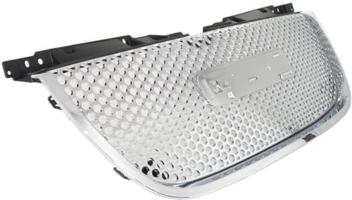 Front Upper & Lower Grilles Direct Replacement Compatible With 2007-2014 GMC Yukon GM1200610 GM1036114 22761715 15264513