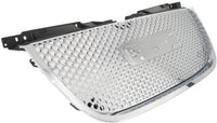 Front Upper & Lower Grilles Direct Replacement Compatible With 2007-2014 GMC Yukon GM1200610 GM1036114 22761715 15264513