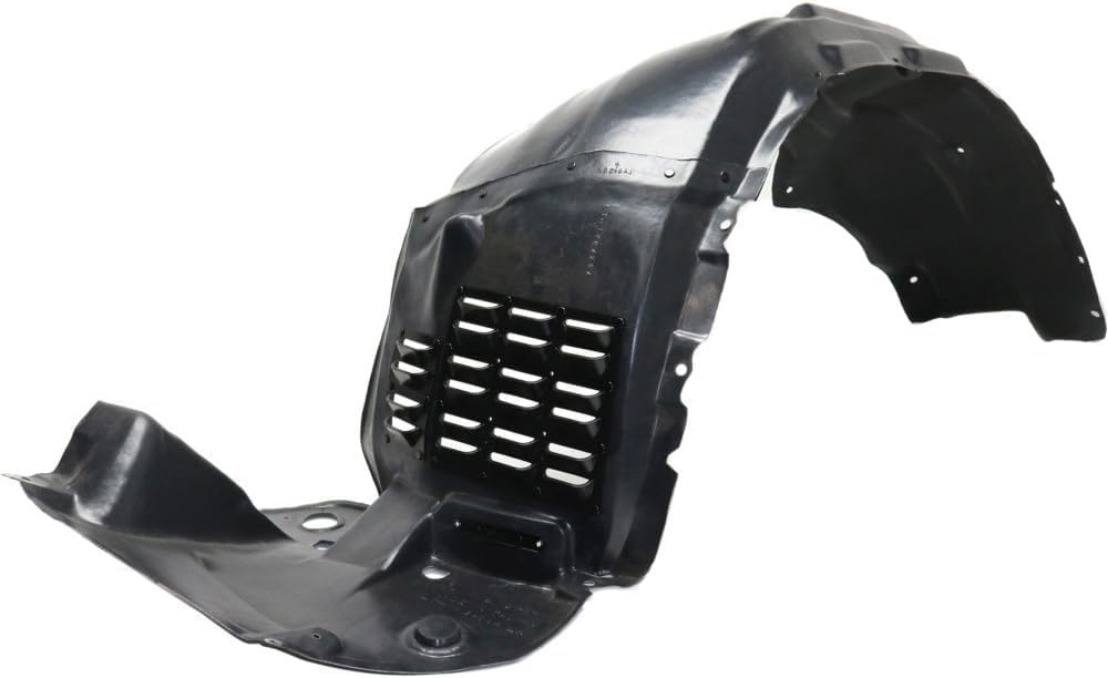 Front Fender Liner Left Driver Side Direct Replacement Compatible With 2013-2015 Lexus RX450h / 2014-2015 RX350 LX1248121 538060E100
