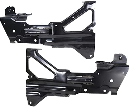 Set Of 2 Front Bumper Inner Bracket Left Driver & Right Passenger Side Direct Replacement Compatible With 2016-2019 Chevrolet Silverado 1500 GM1063113 GM1062113 84029774 84029775