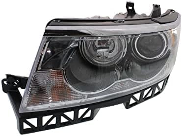 Set Of 2 Front Head Light Assembly Left Driver & Right Passenger Side Direct Replacement Compatible With 2006 Lincoln Zephyr / 2007-2009 MKZ FO2502234 FO2503234 6H6Z13008DC