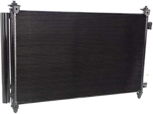 Front A/C Condenser Aluminum Core Direct Replacement Compatible With 2007-2015 Mazda CX-9 MA3030155 TD1161480A