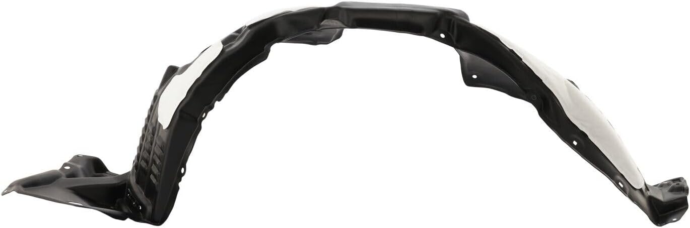 Front Fender Liner Left Driver Side Without Insulation Foam Direct Replacement Compatible With 2014-2016 Toyota Highlander TO1248195 538060E120