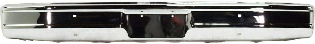 Front Bumper Chrome Steel Without Impact Strip Holes Direct Replacement Compatible With 1980-1986 Ford Bronco/F Series FO1002167 E1TZ17757A