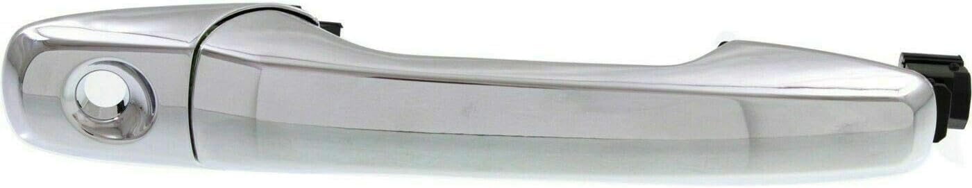 Front Exterior Door Handle Chrome Left Driver Side Direct Replacement Compatible with 2011-2014 Ford Edge / 2011-2017 Explorer BB5Z7822404BA BA1Z78218A14A