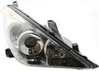 Set Of 2 Front Head Light Assembly Plastic Left Driver & Right Passenger Side Direct Replacement Compatible With 2004-2006 Toyota Solara TO2502152 TO2503152 81150AA080 81110AA080