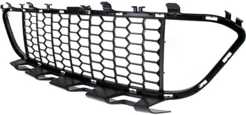 Front Bumper Center Grille Textured Plastic Direct Replacement Compatible With 2013-2019 BMW 3-Series BM1036137 51118068124