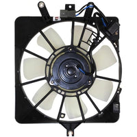 Front A/C Condenser Single Fan Assembly Direct Replacement Compatible with 2007-2008 Honda Fit HO3120100 38611PWAJ01 38615RMEA01 38616PWAJ01